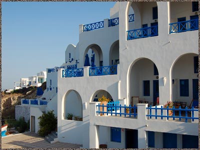 Volcanos Villas-Hotel View