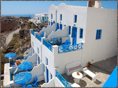 Volcanos Villas-Hotel View