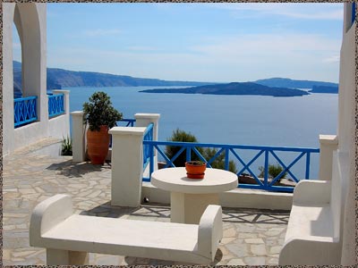 Volcanos Villas-Hotel View