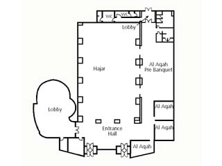 Le Meridien Al Aqah Beach Resort Fujairah - Conference Room Plan